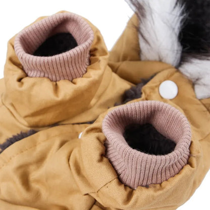 Cozy Winter Pet Coat – Warm & Stylish Polyester-Cotton Blend for Small & Medium Breeds | Ideal for Cold Weather