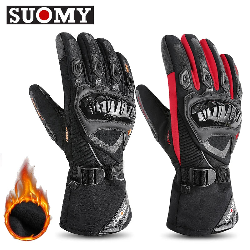 Winter Motorcycle Gloves Windproof Waterproof Guantes Moto Men Motorbike Riding Gloves Touch Screen Moto Motocross Gloves