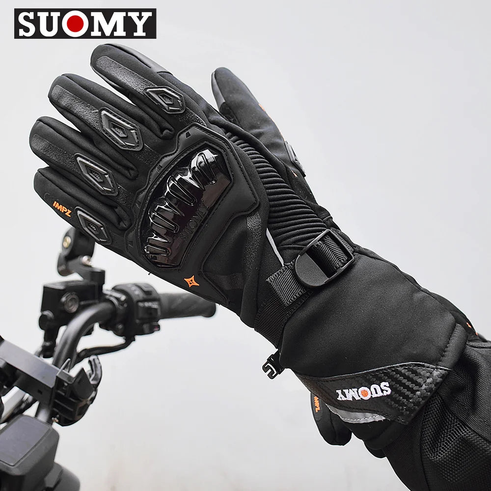 Winter Motorcycle Gloves Windproof Waterproof Guantes Moto Men Motorbike Riding Gloves Touch Screen Moto Motocross Gloves