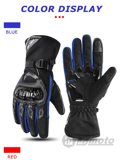 Winter Motorcycle Gloves Windproof Waterproof Guantes Moto Men Motorbike Riding Gloves Touch Screen Moto Motocross Gloves