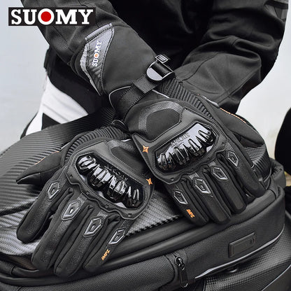 Winter Motorcycle Gloves Windproof Waterproof Guantes Moto Men Motorbike Riding Gloves Touch Screen Moto Motocross Gloves