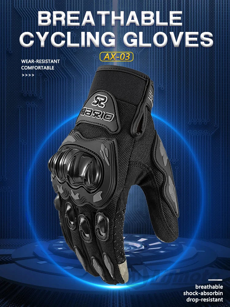 Winter Motorcycle Gloves Windproof Waterproof Guantes Moto Men Motorbike Riding Gloves Touch Screen Moto Motocross Gloves