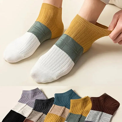 5Pair / Lot Men's Socks Fashion Breathable Comfortable Casual Sock Summer Thin Ankle Low Cut Sport Invisible Sox for Male носки